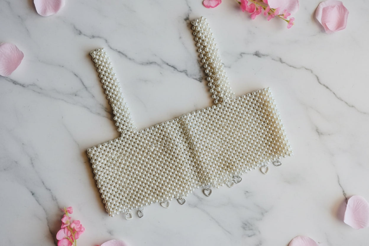 Beaded Vest with Charms